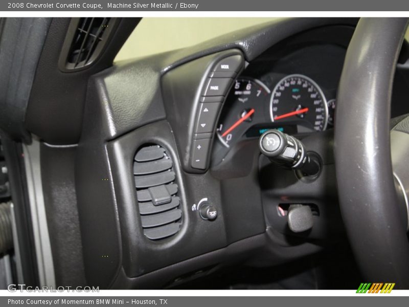 Machine Silver Metallic / Ebony 2008 Chevrolet Corvette Coupe