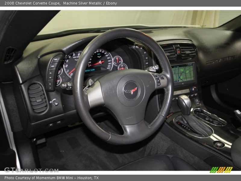 Machine Silver Metallic / Ebony 2008 Chevrolet Corvette Coupe