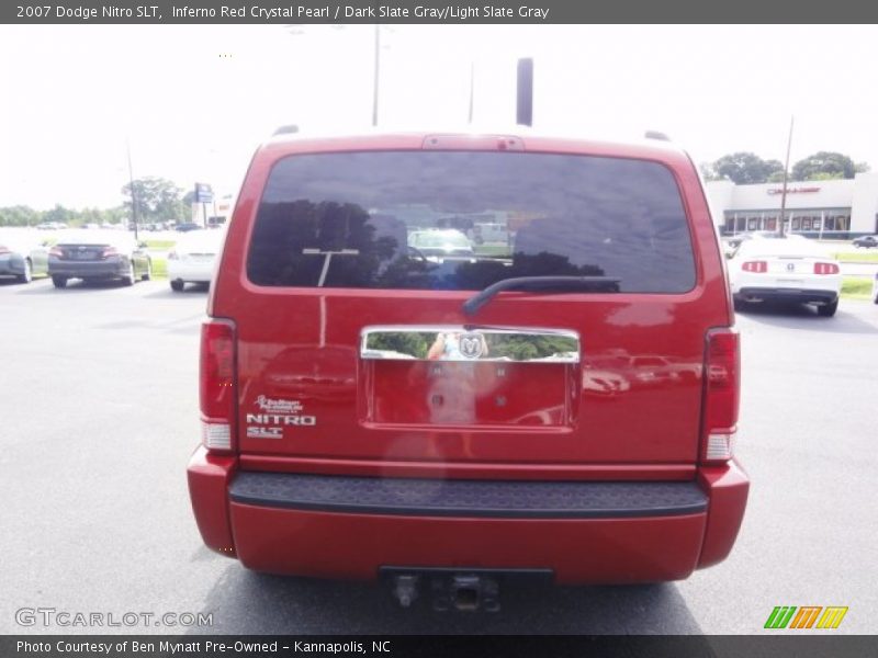 Inferno Red Crystal Pearl / Dark Slate Gray/Light Slate Gray 2007 Dodge Nitro SLT