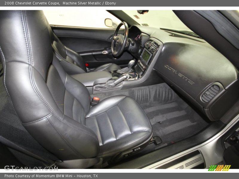 Machine Silver Metallic / Ebony 2008 Chevrolet Corvette Coupe