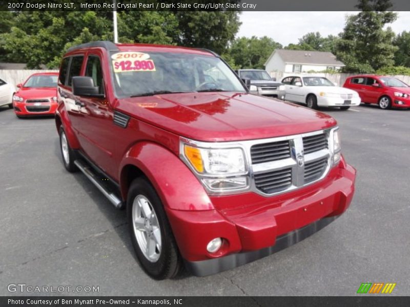 Inferno Red Crystal Pearl / Dark Slate Gray/Light Slate Gray 2007 Dodge Nitro SLT