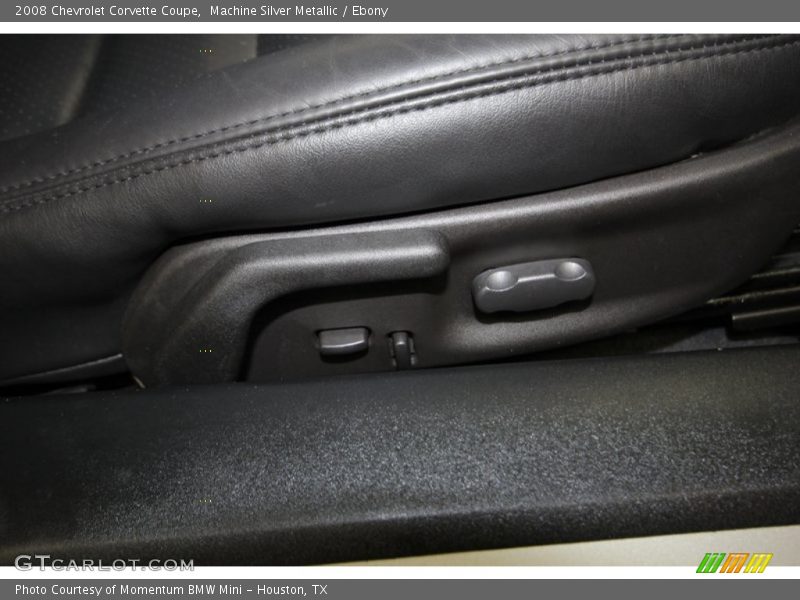 Machine Silver Metallic / Ebony 2008 Chevrolet Corvette Coupe