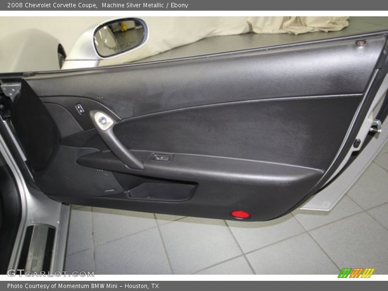 Machine Silver Metallic / Ebony 2008 Chevrolet Corvette Coupe