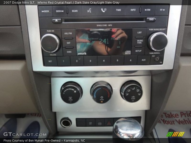Inferno Red Crystal Pearl / Dark Slate Gray/Light Slate Gray 2007 Dodge Nitro SLT