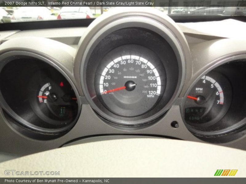 Inferno Red Crystal Pearl / Dark Slate Gray/Light Slate Gray 2007 Dodge Nitro SLT