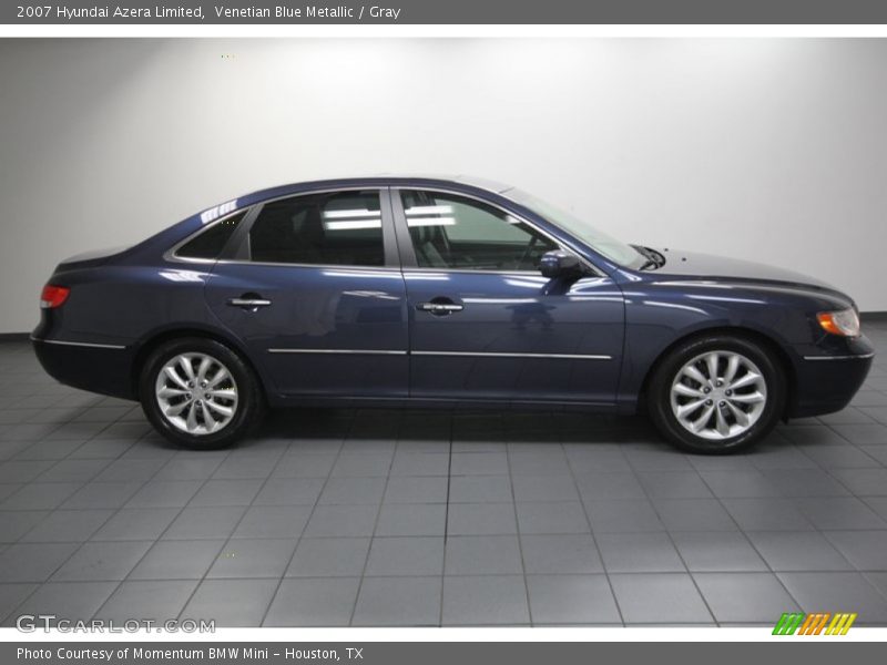 Venetian Blue Metallic / Gray 2007 Hyundai Azera Limited