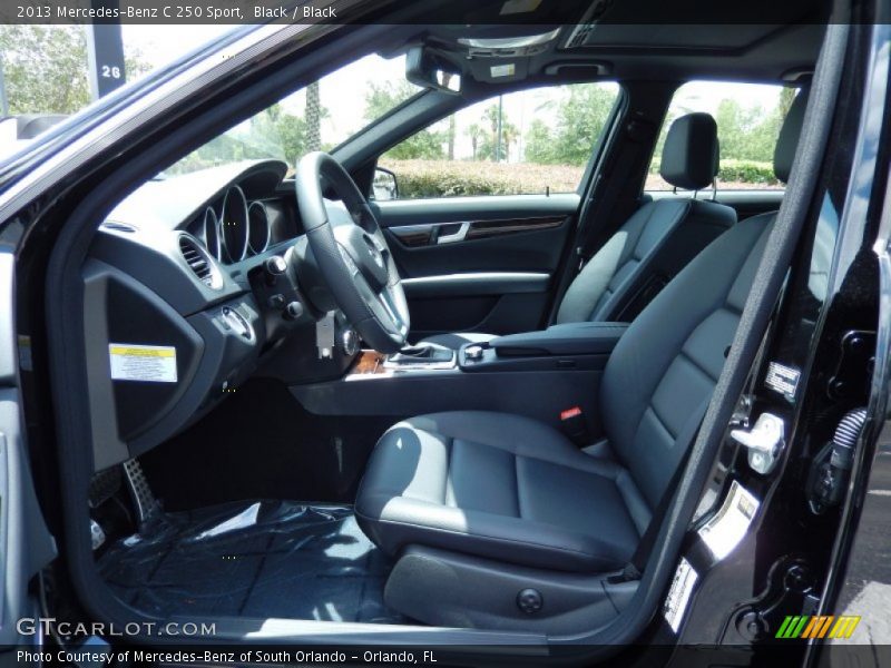  2013 C 250 Sport Black Interior