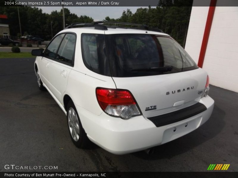 Aspen White / Dark Gray 2004 Subaru Impreza 2.5 Sport Wagon