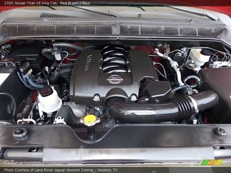 Red Brawn / Steel 2005 Nissan Titan XE King Cab
