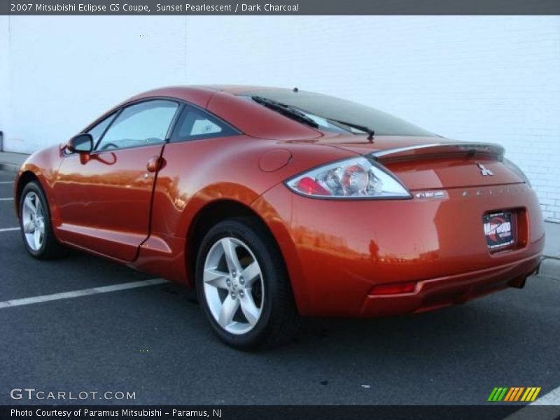 Sunset Pearlescent / Dark Charcoal 2007 Mitsubishi Eclipse GS Coupe