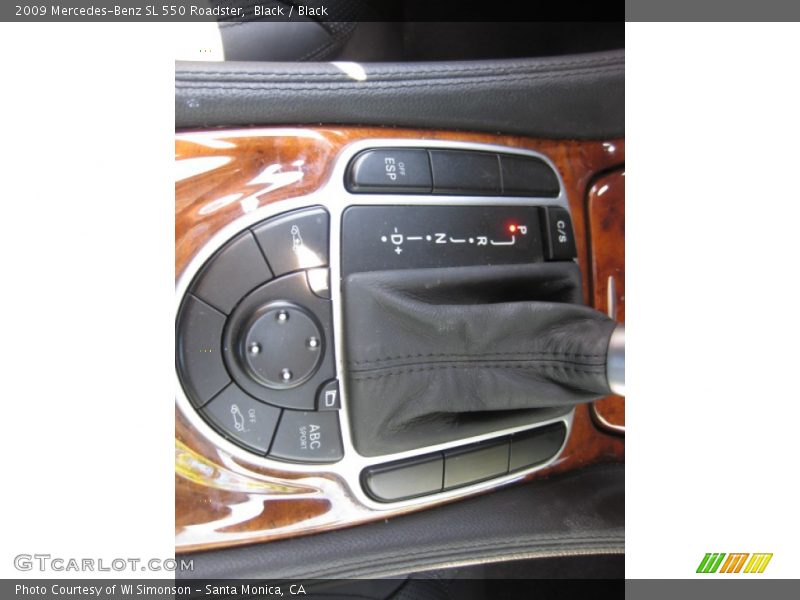 Black / Black 2009 Mercedes-Benz SL 550 Roadster