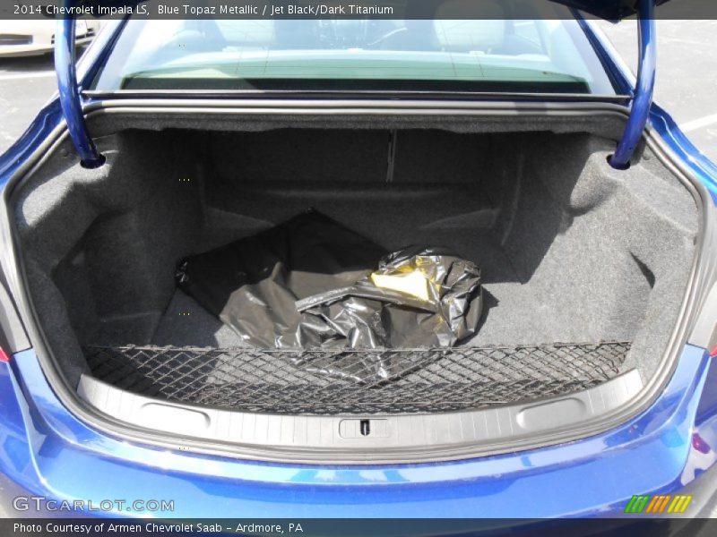 Blue Topaz Metallic / Jet Black/Dark Titanium 2014 Chevrolet Impala LS