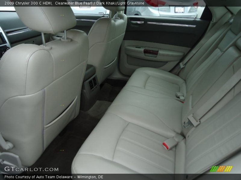 Clearwater Blue Pearl / Dark Khaki/Light Graystone 2009 Chrysler 300 C HEMI