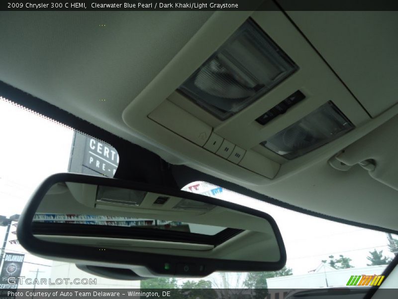 Clearwater Blue Pearl / Dark Khaki/Light Graystone 2009 Chrysler 300 C HEMI