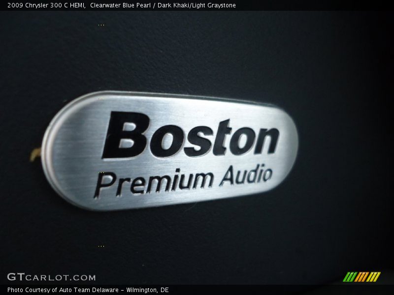Clearwater Blue Pearl / Dark Khaki/Light Graystone 2009 Chrysler 300 C HEMI