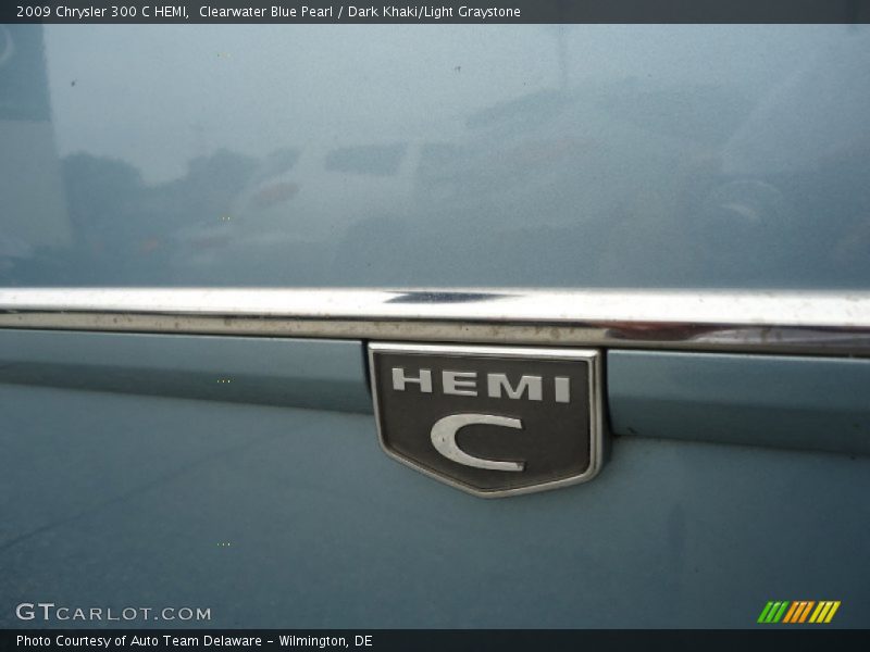 Clearwater Blue Pearl / Dark Khaki/Light Graystone 2009 Chrysler 300 C HEMI