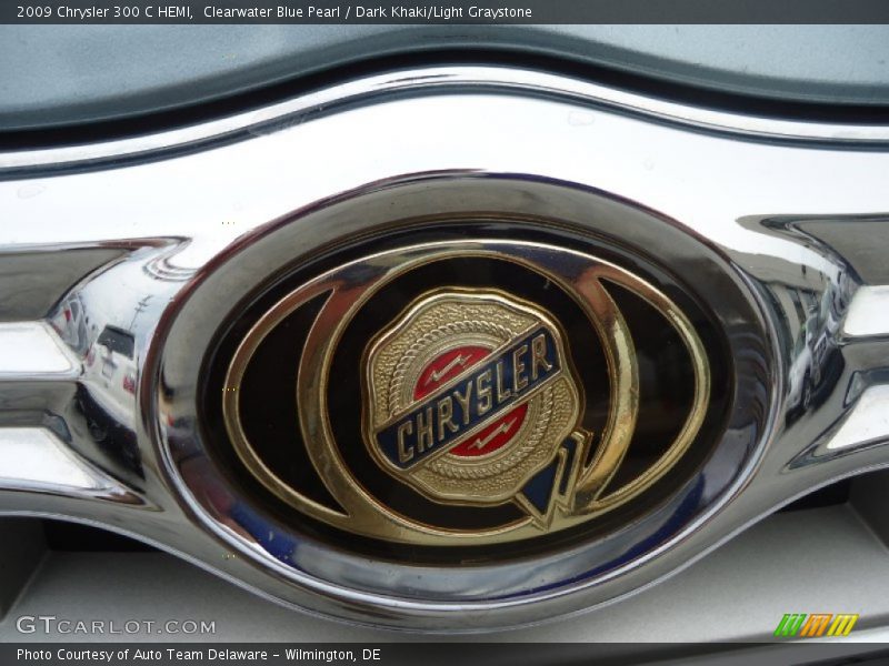 Clearwater Blue Pearl / Dark Khaki/Light Graystone 2009 Chrysler 300 C HEMI