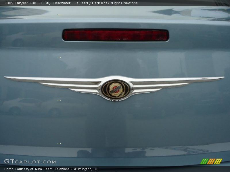 Clearwater Blue Pearl / Dark Khaki/Light Graystone 2009 Chrysler 300 C HEMI