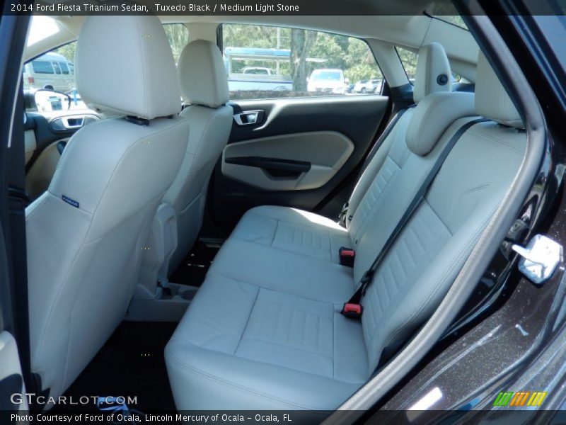 Rear Seat of 2014 Fiesta Titanium Sedan