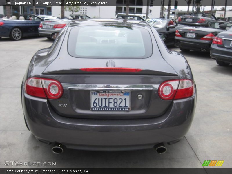 Pearl Grey Metallic / Ivory/Slate 2008 Jaguar XK XK8 Coupe