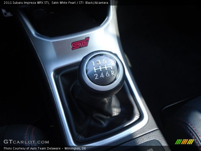 Satin White Pearl / STI  Black/Alcantara 2011 Subaru Impreza WRX STi