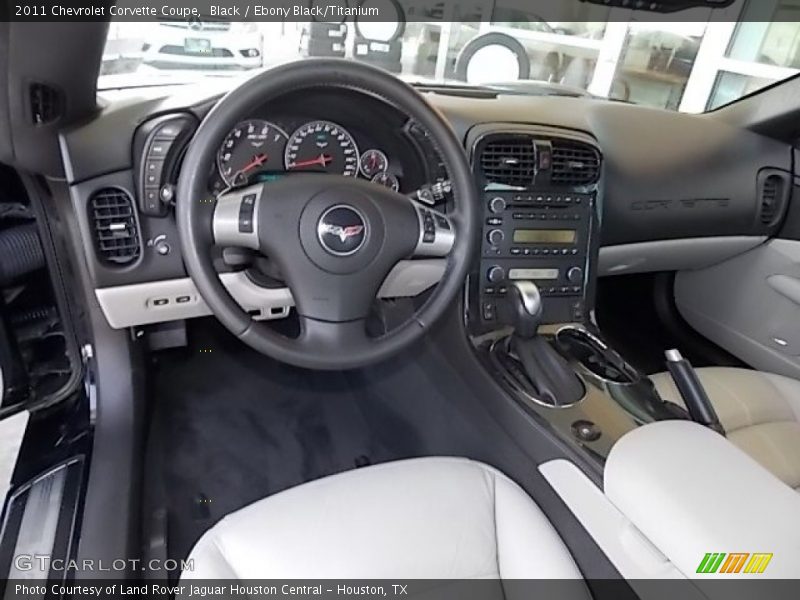 Black / Ebony Black/Titanium 2011 Chevrolet Corvette Coupe