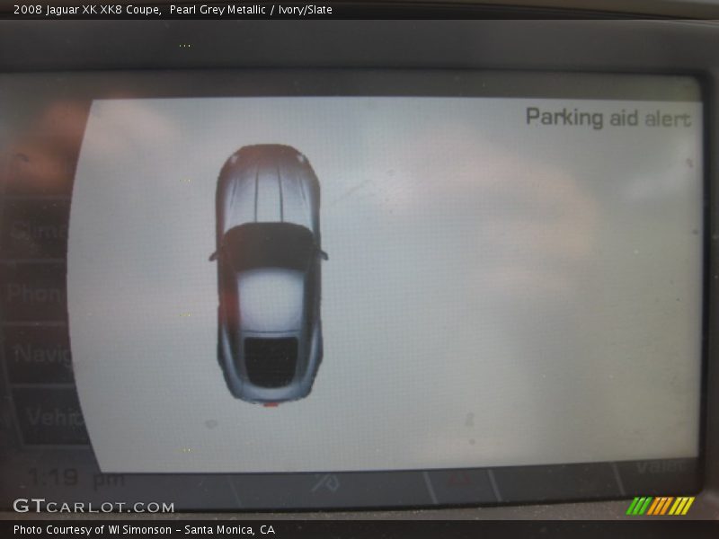 Pearl Grey Metallic / Ivory/Slate 2008 Jaguar XK XK8 Coupe