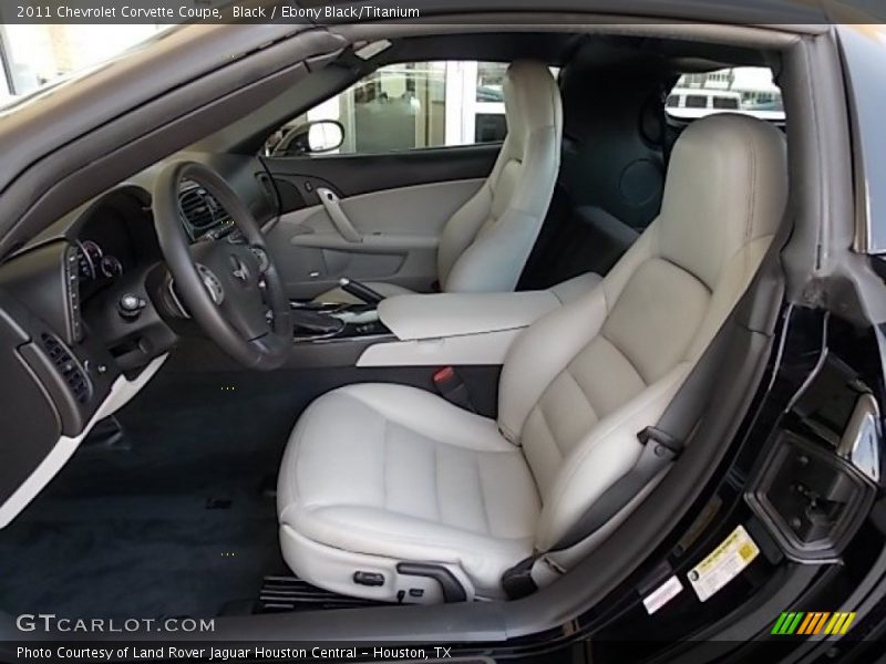 Black / Ebony Black/Titanium 2011 Chevrolet Corvette Coupe