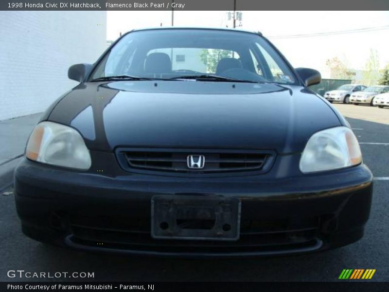 Flamenco Black Pearl / Gray 1998 Honda Civic DX Hatchback