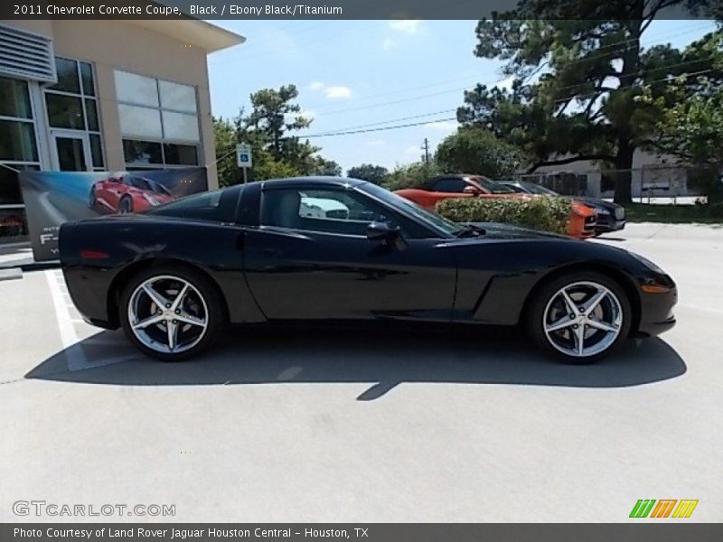 Black / Ebony Black/Titanium 2011 Chevrolet Corvette Coupe