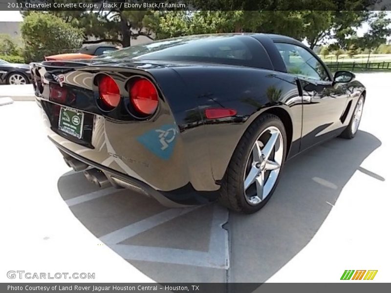 Black / Ebony Black/Titanium 2011 Chevrolet Corvette Coupe