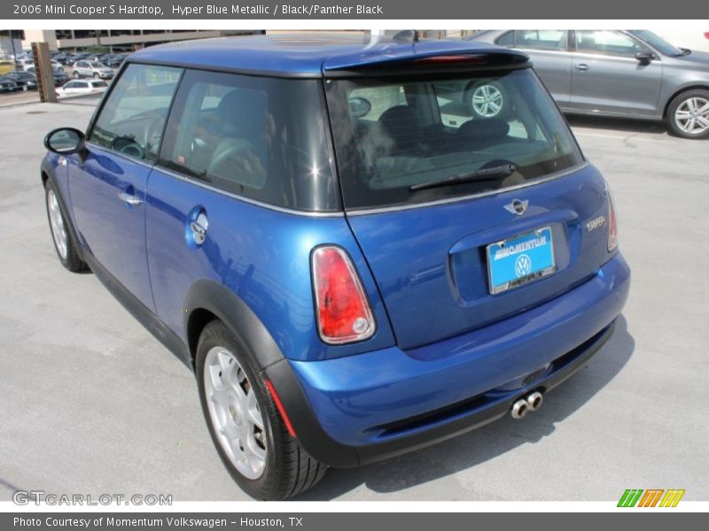 Hyper Blue Metallic / Black/Panther Black 2006 Mini Cooper S Hardtop