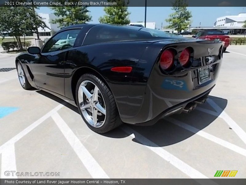 Black / Ebony Black/Titanium 2011 Chevrolet Corvette Coupe