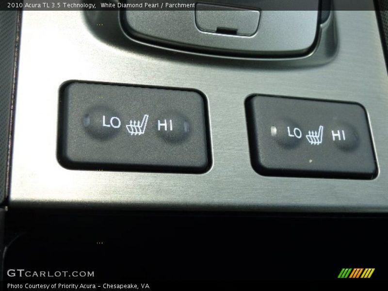 White Diamond Pearl / Parchment 2010 Acura TL 3.5 Technology