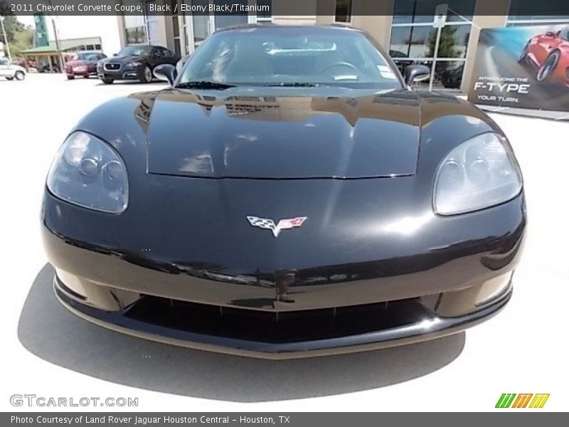 Black / Ebony Black/Titanium 2011 Chevrolet Corvette Coupe