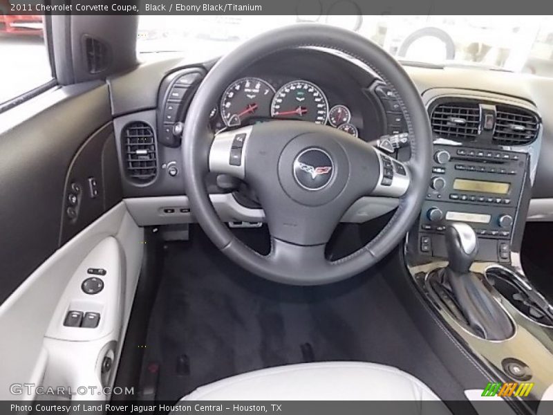 Black / Ebony Black/Titanium 2011 Chevrolet Corvette Coupe