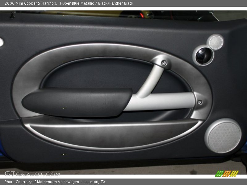 Hyper Blue Metallic / Black/Panther Black 2006 Mini Cooper S Hardtop