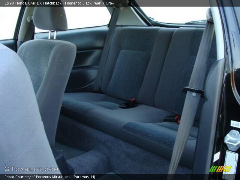 Flamenco Black Pearl / Gray 1998 Honda Civic DX Hatchback