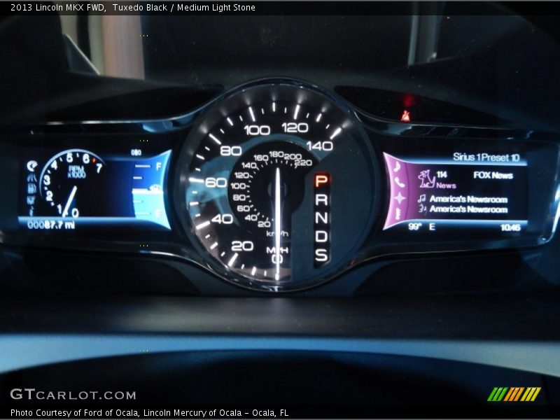 Tuxedo Black / Medium Light Stone 2013 Lincoln MKX FWD
