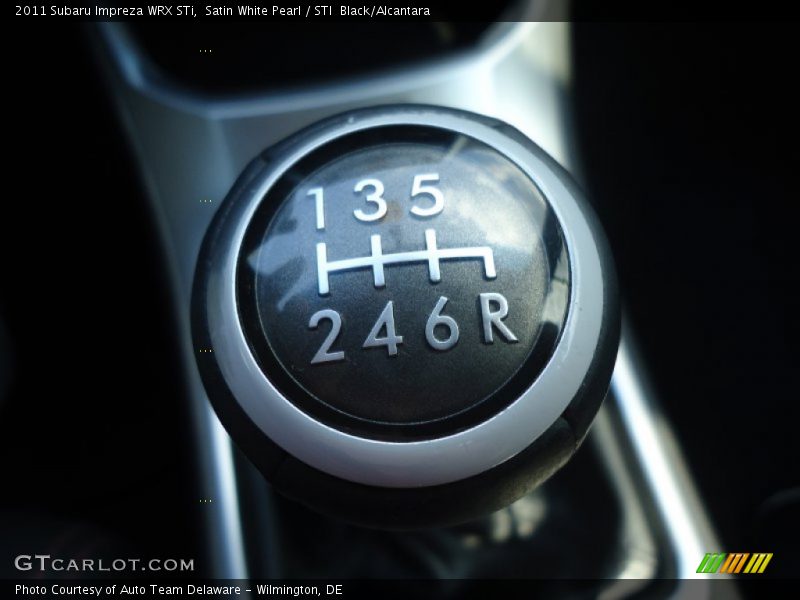 Satin White Pearl / STI  Black/Alcantara 2011 Subaru Impreza WRX STi