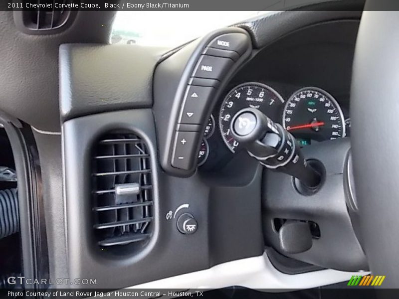 Black / Ebony Black/Titanium 2011 Chevrolet Corvette Coupe