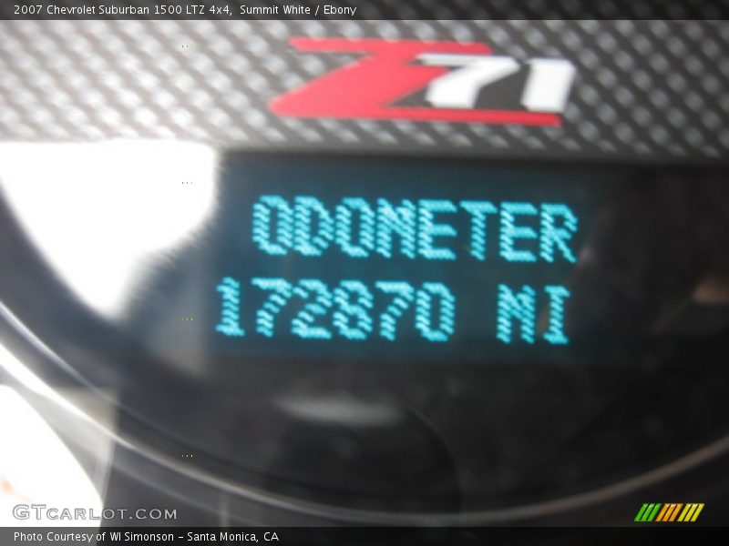Summit White / Ebony 2007 Chevrolet Suburban 1500 LTZ 4x4