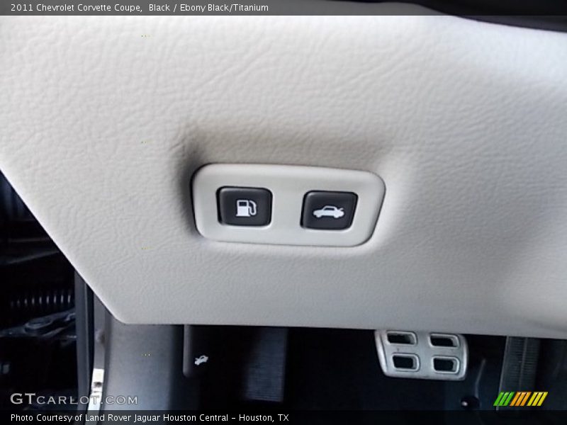 Black / Ebony Black/Titanium 2011 Chevrolet Corvette Coupe