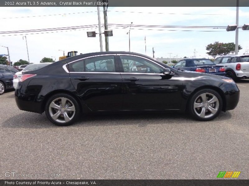 Crystal Black Pearl / Ebony 2012 Acura TL 3.5 Advance