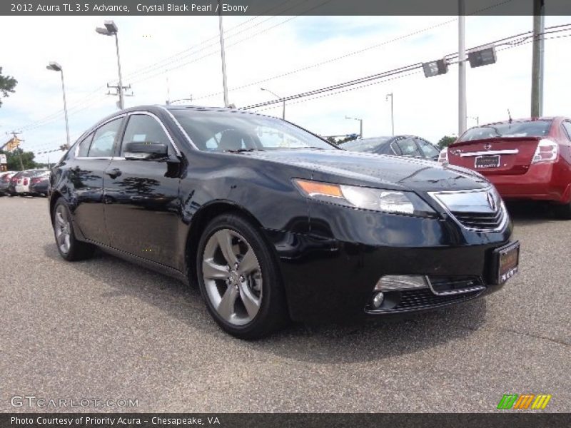 Crystal Black Pearl / Ebony 2012 Acura TL 3.5 Advance