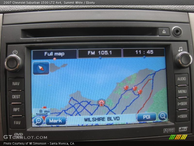 Navigation of 2007 Suburban 1500 LTZ 4x4