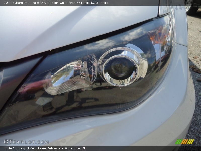 Satin White Pearl / STI  Black/Alcantara 2011 Subaru Impreza WRX STi