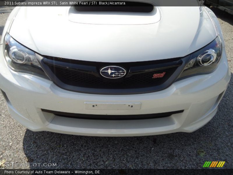 Satin White Pearl / STI  Black/Alcantara 2011 Subaru Impreza WRX STi