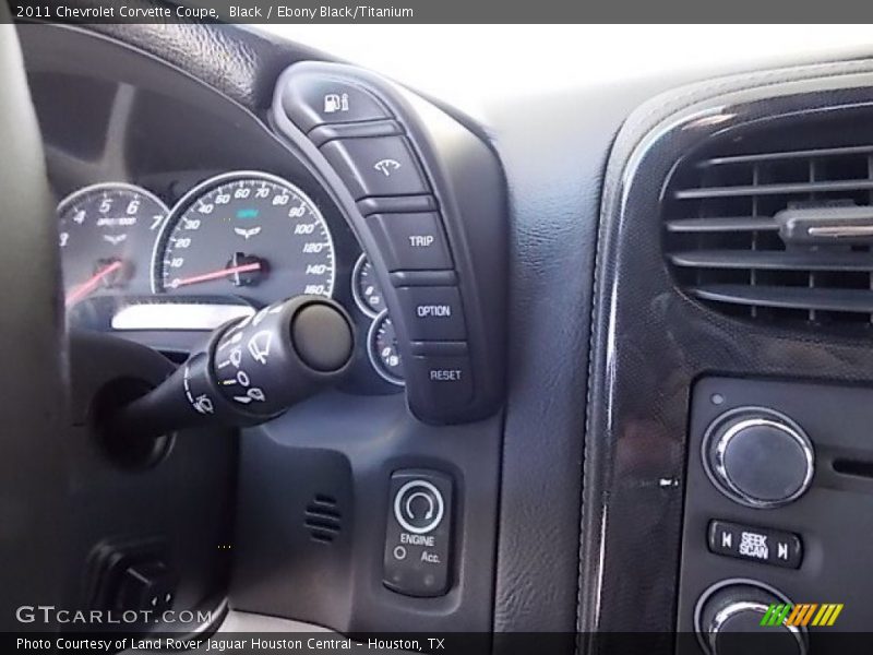 Black / Ebony Black/Titanium 2011 Chevrolet Corvette Coupe