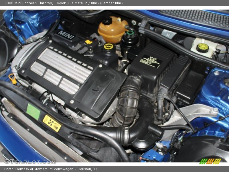 Hyper Blue Metallic / Black/Panther Black 2006 Mini Cooper S Hardtop